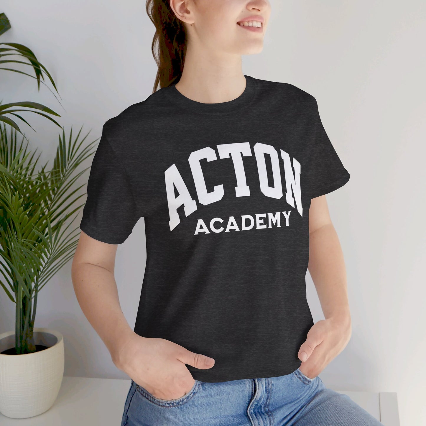 Acton Academy Plain Unisex Jersey Short Sleeve Tee
