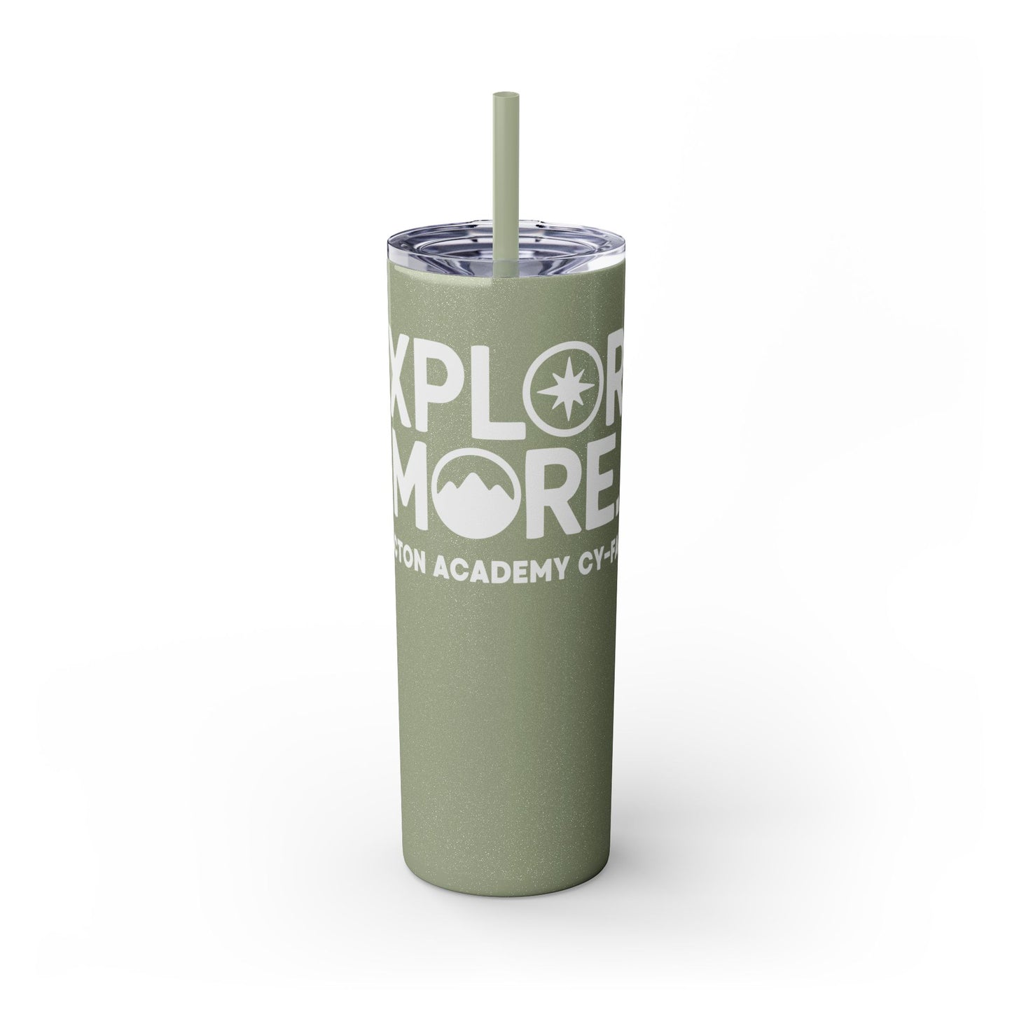 Acton CyFair Skinny Tumbler with Straw, 20oz