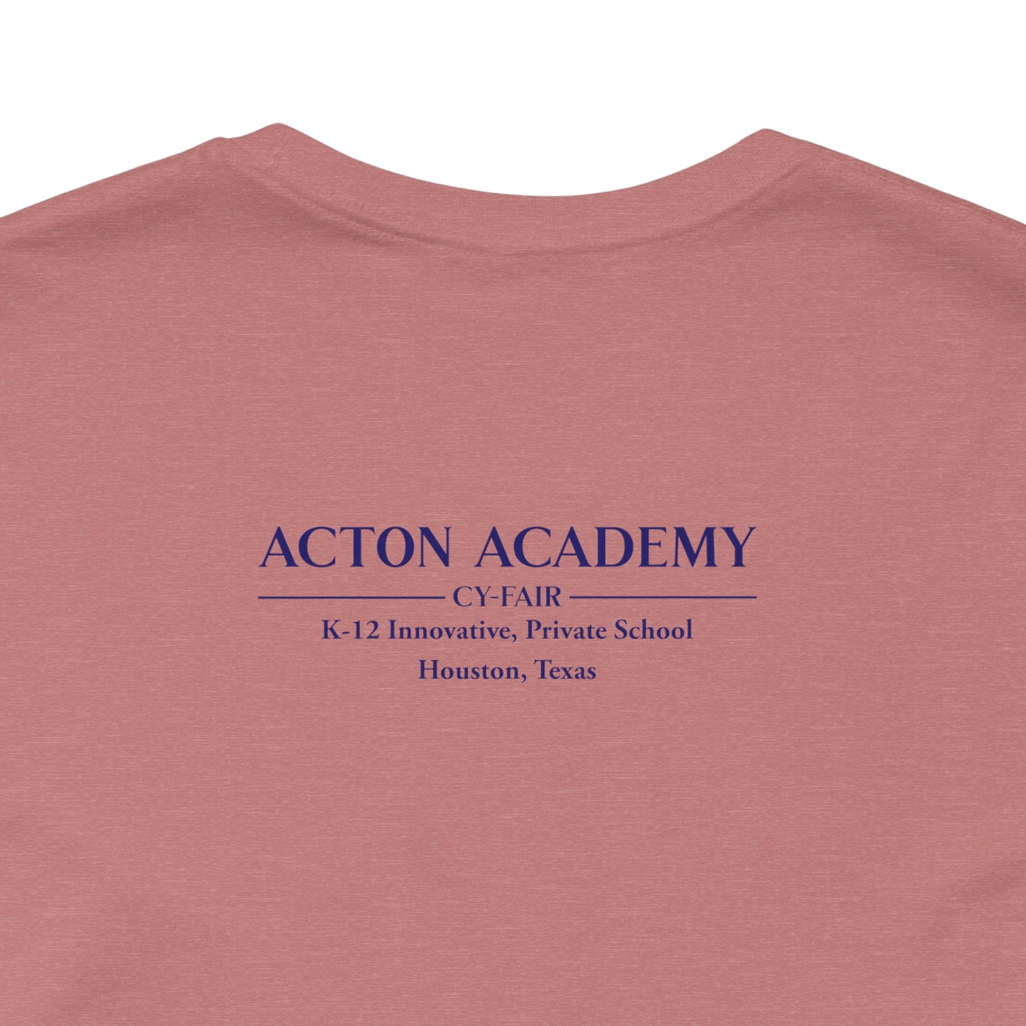 Hero's Journey Line Drawing with Acton CyFair Unisex Jersey Short Sleeve Tee