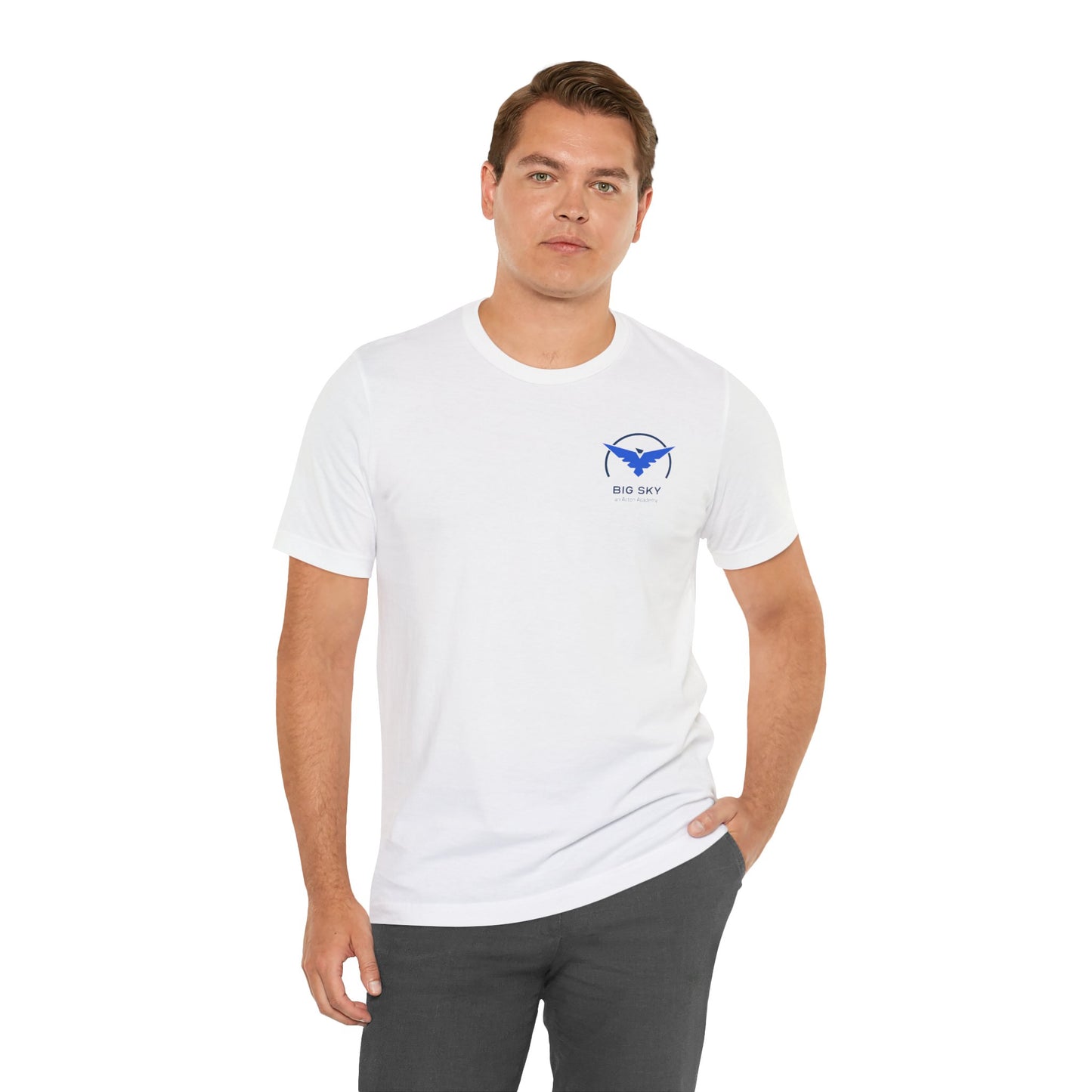 Big Sky front/back Unisex Jersey Short Sleeve Tee