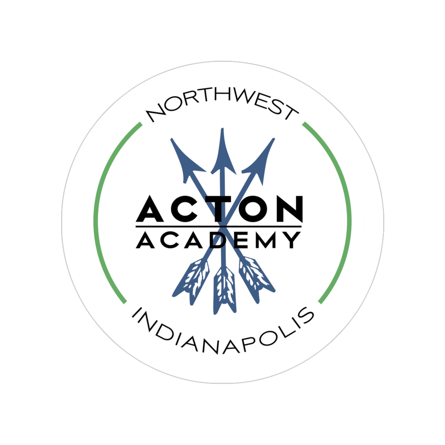 Acton NW Indy Outdoor Stickers, Round, 1pcs