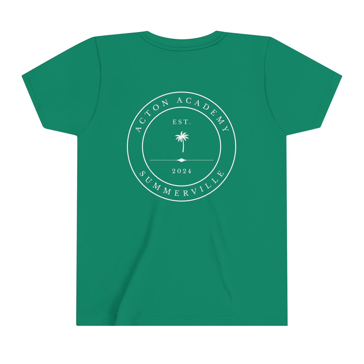 Be Curious with Acton Summerville on back 2024 Youth Short Sleeve Tee