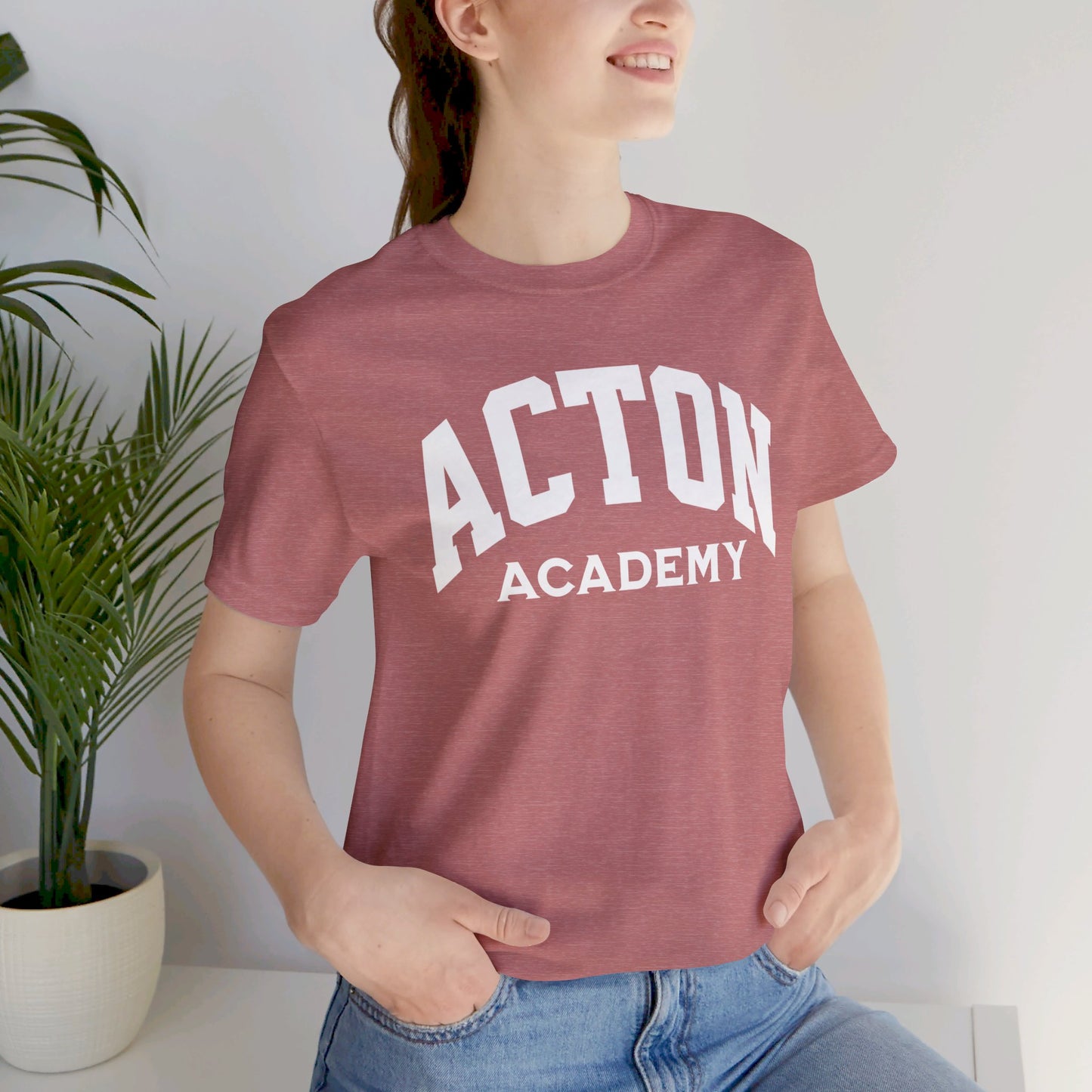 Acton Academy Plain Unisex Jersey Short Sleeve Tee
