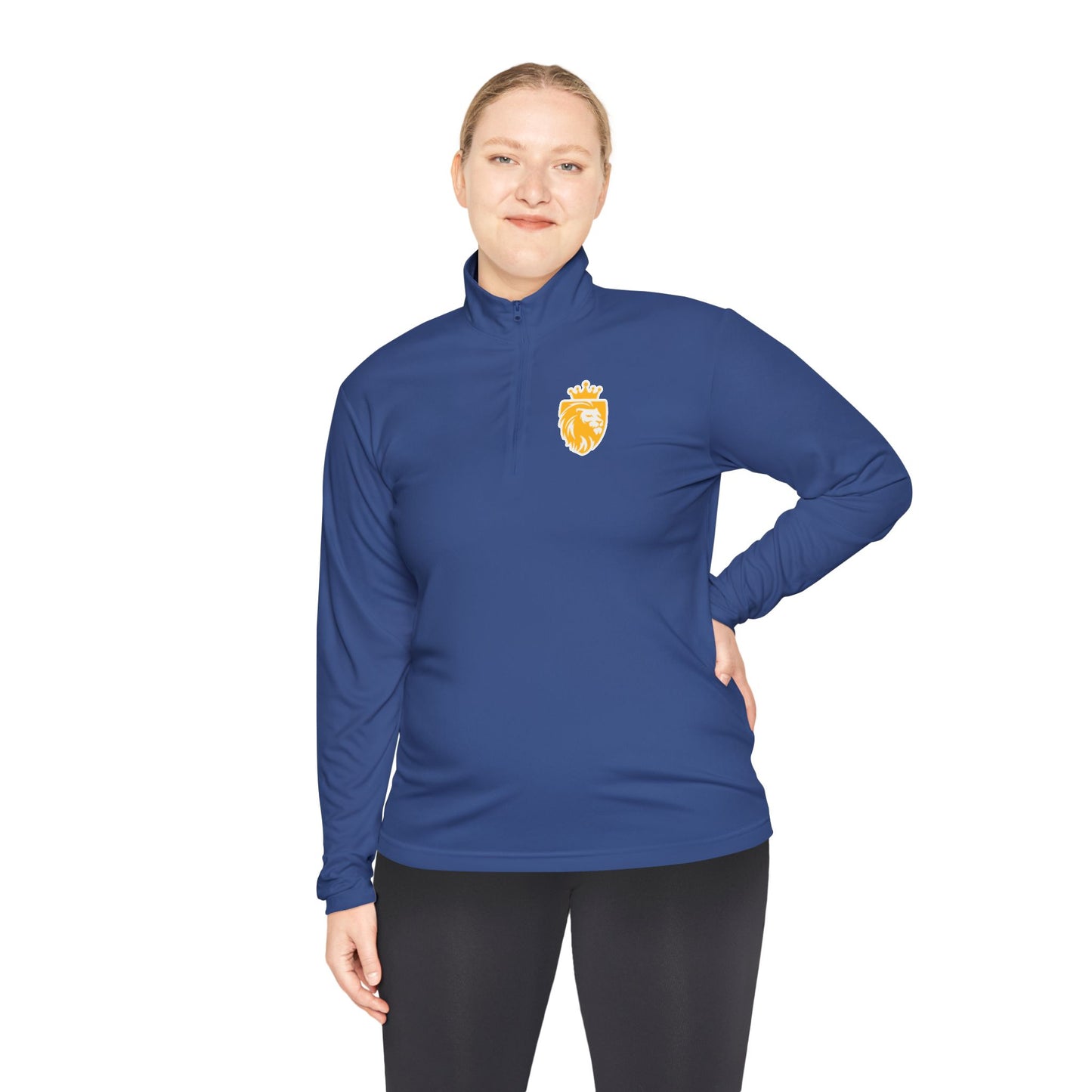 Acton King's Academy Lion's Head Unisex Quarter-Zip Pullover