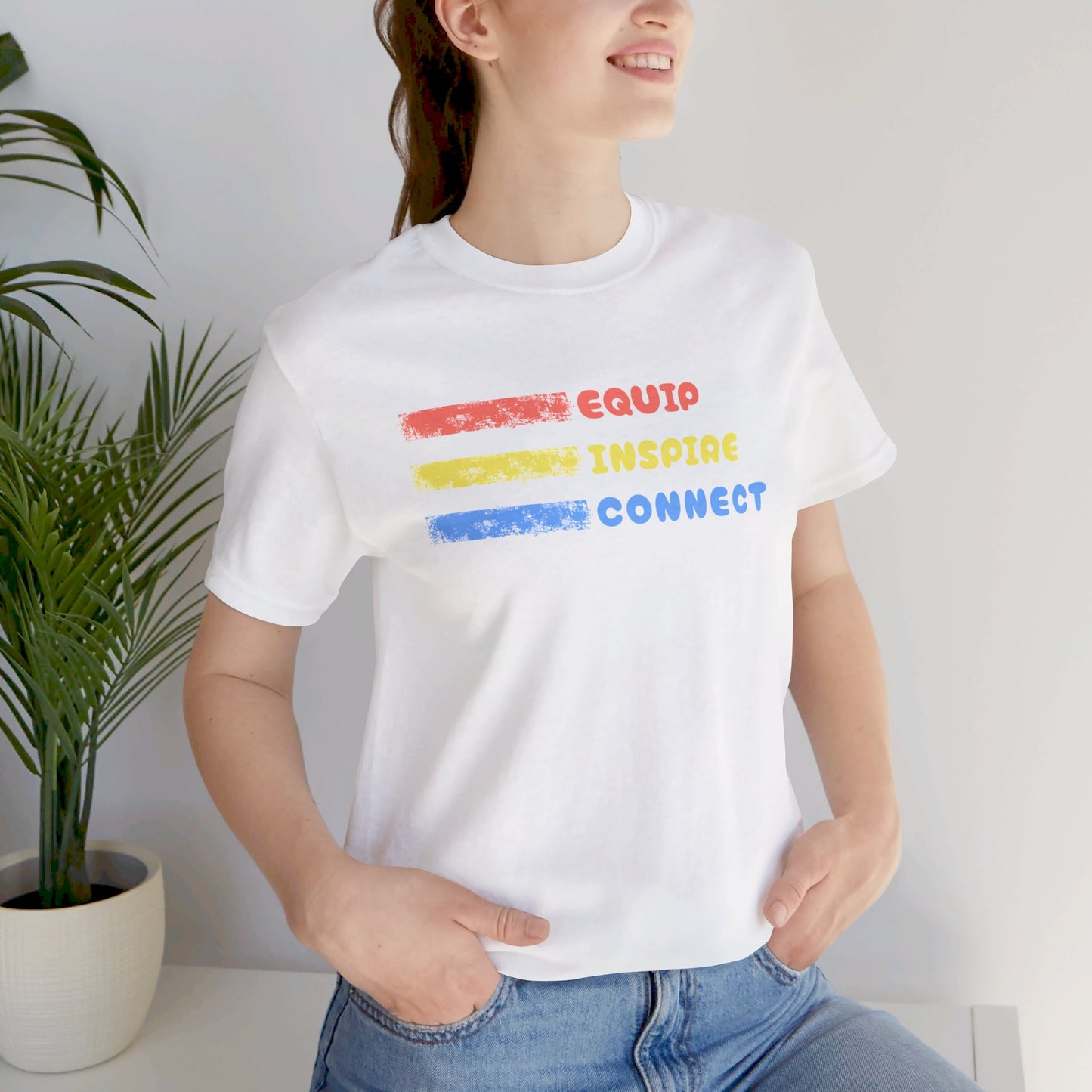 Equip, Inspire, Connect, Unisex T-shirt