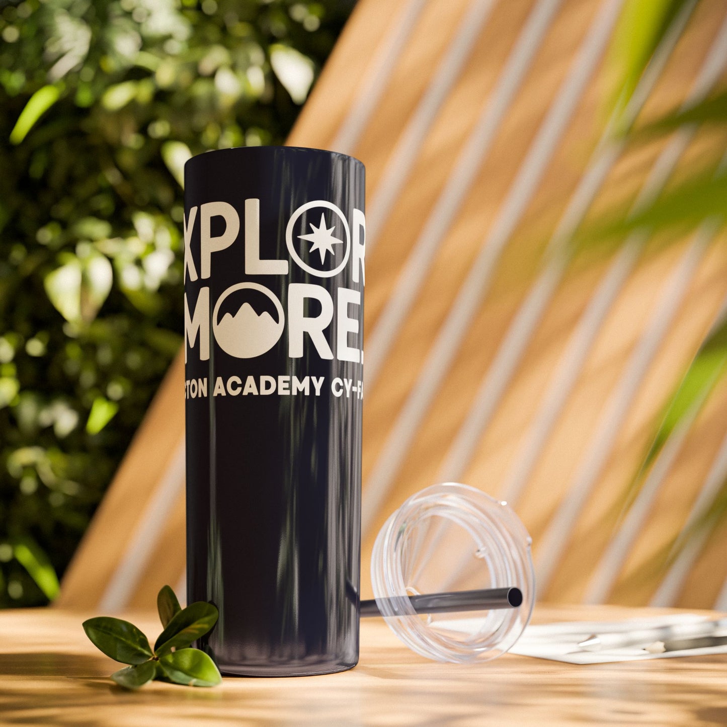 Acton CyFair Skinny Tumbler with Straw, 20oz