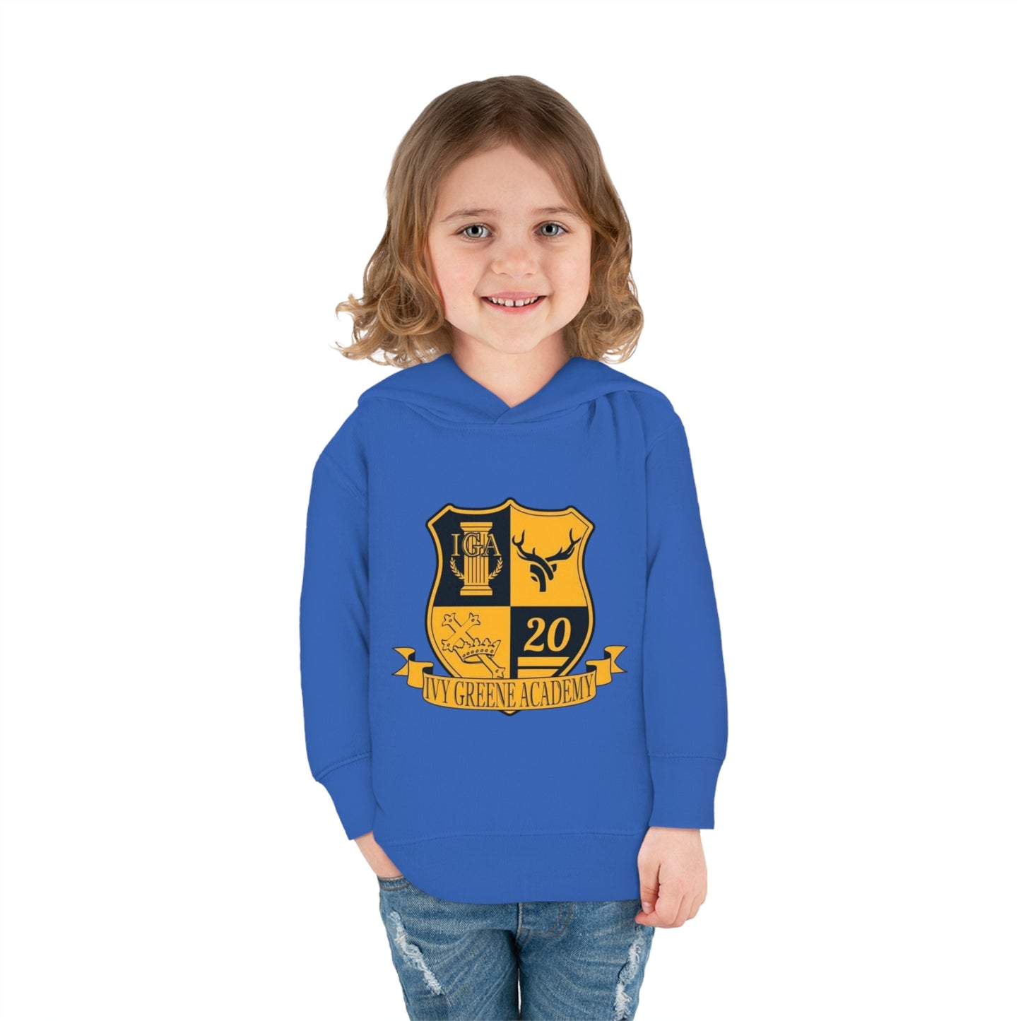 Ivy Greene logo Toddler Pullover Fleece Hoodie