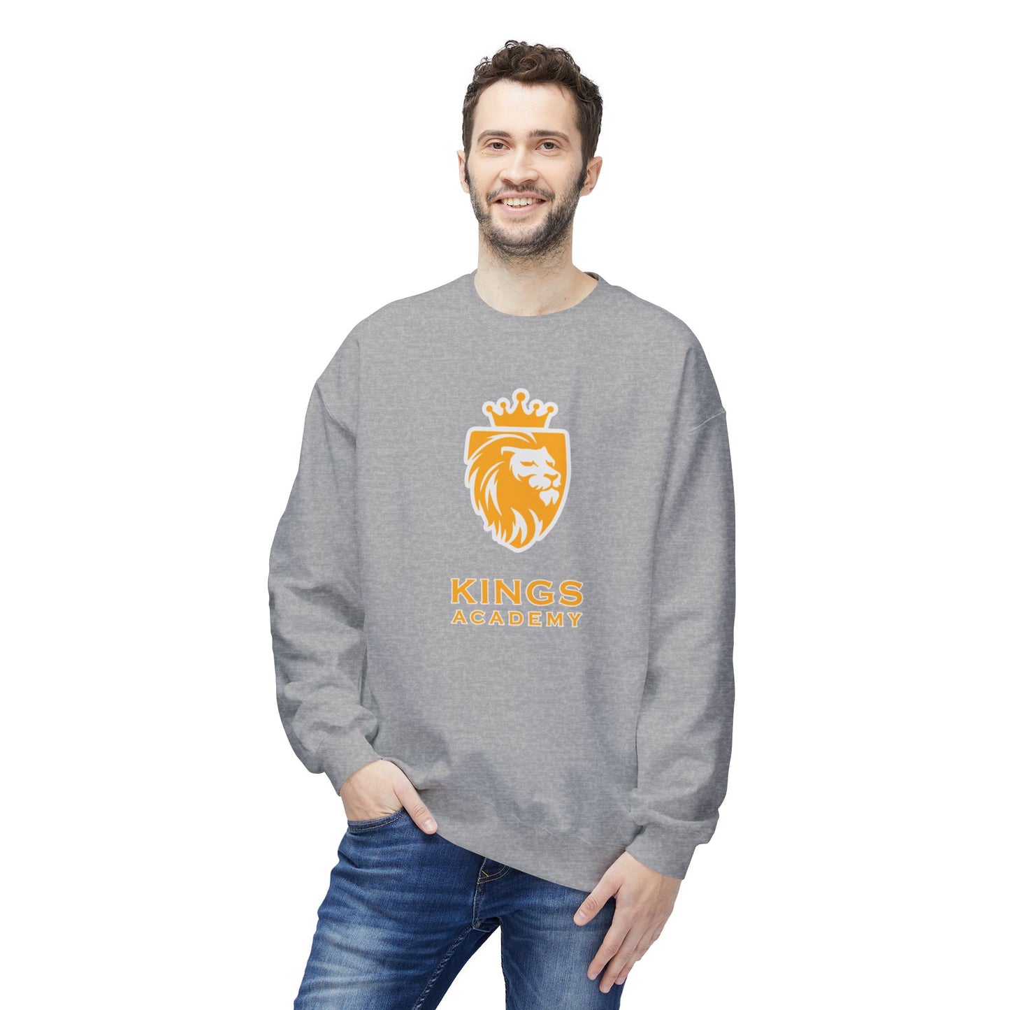 Acton King's Academy Unisex Midweight Softstyle Fleece Crewneck Sweatshirt