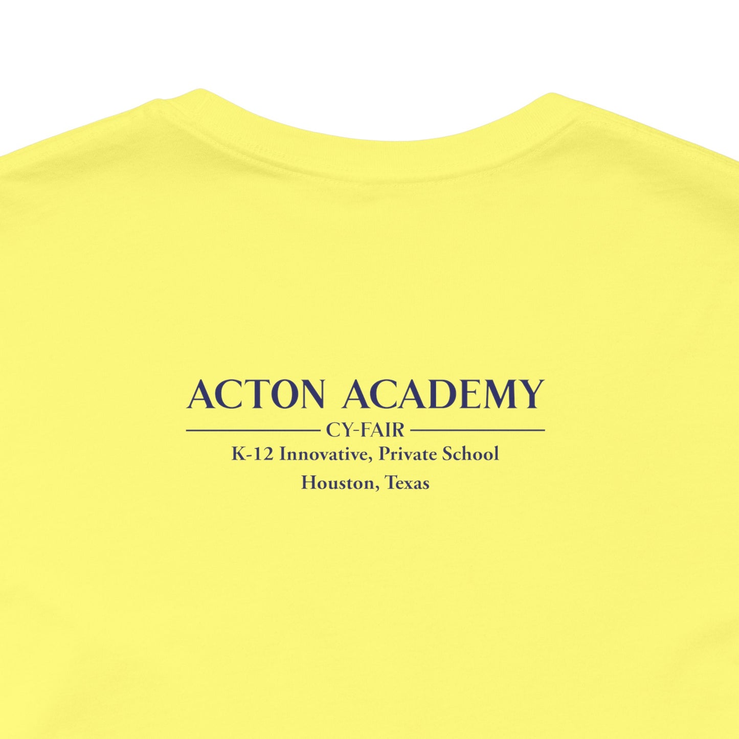 Hero's Journey Line Drawing with Acton CyFair Unisex Jersey Short Sleeve Tee