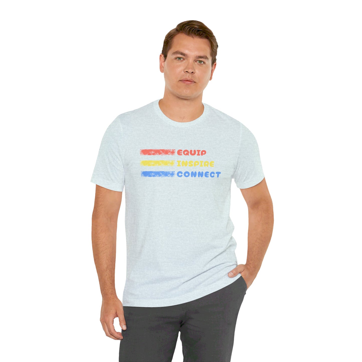Equip, Inspire, Connect, Unisex T-shirt
