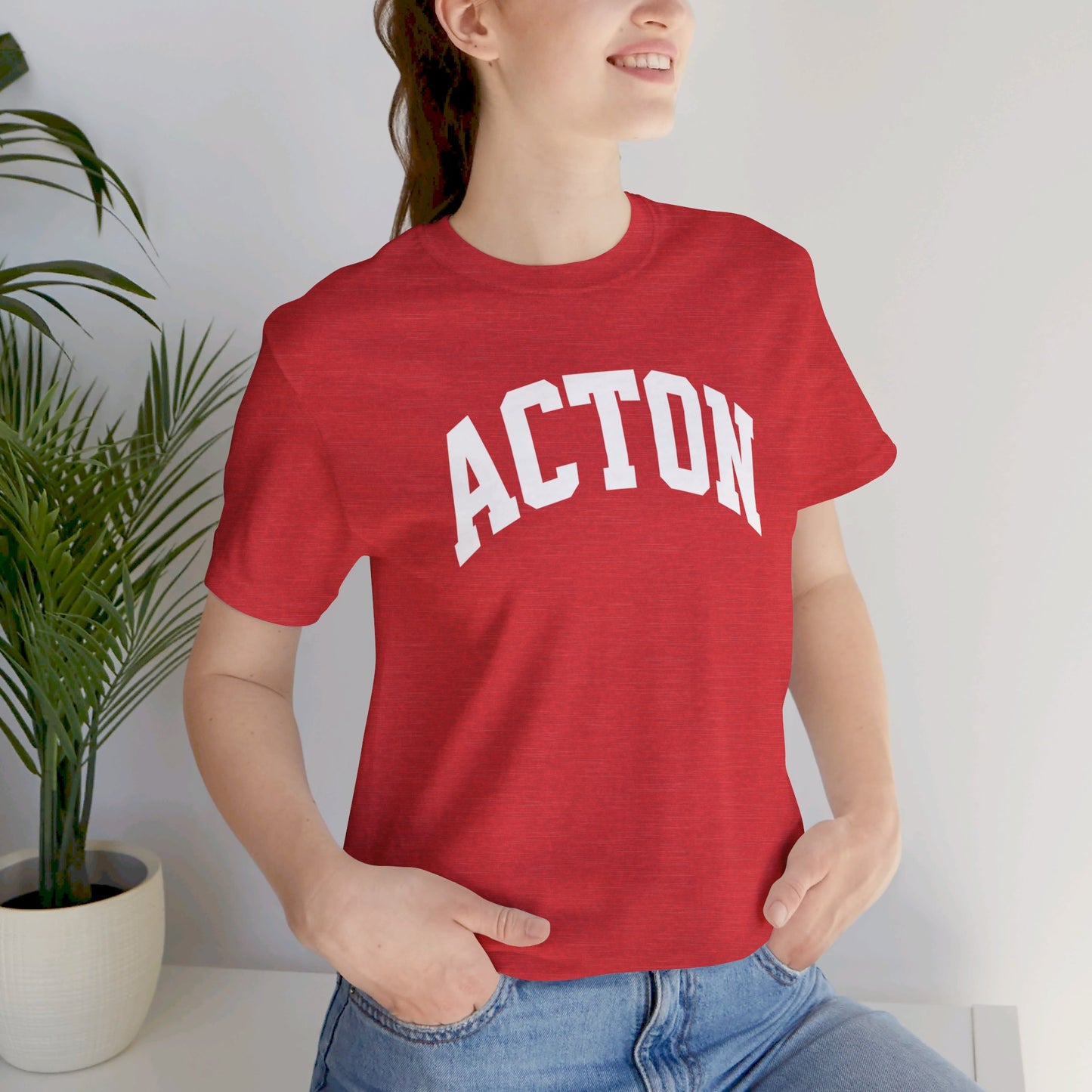 Simple Acton Unisex Jersey Short Sleeve Tee