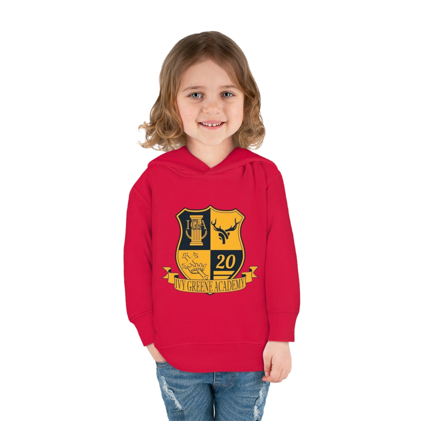 Ivy Greene logo Toddler Pullover Fleece Hoodie