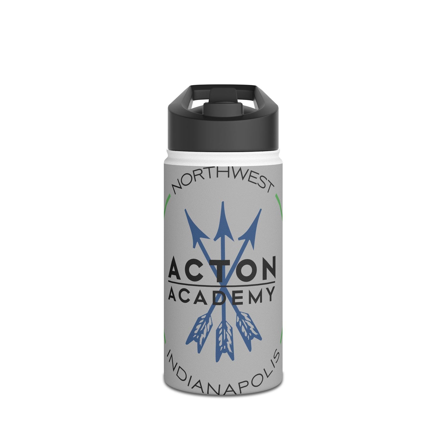 Acton NW Indy Stainless Steel Water Bottle, Standard Lid