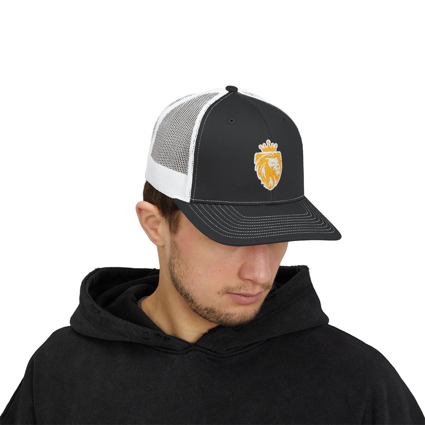 Acton Lion's Head Snapback Trucker Cap
