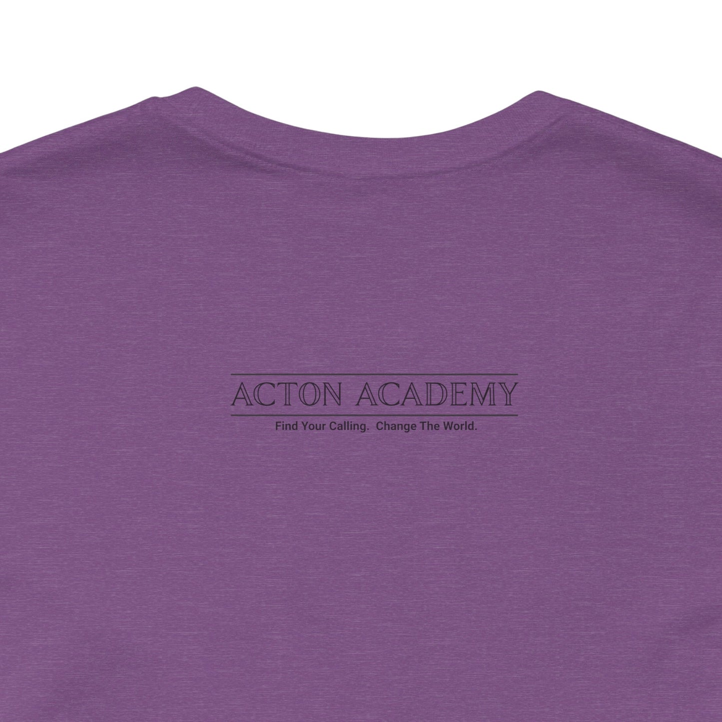 Acton Academy Blue Striped Unisex Jersey Short Sleeve T-shirt