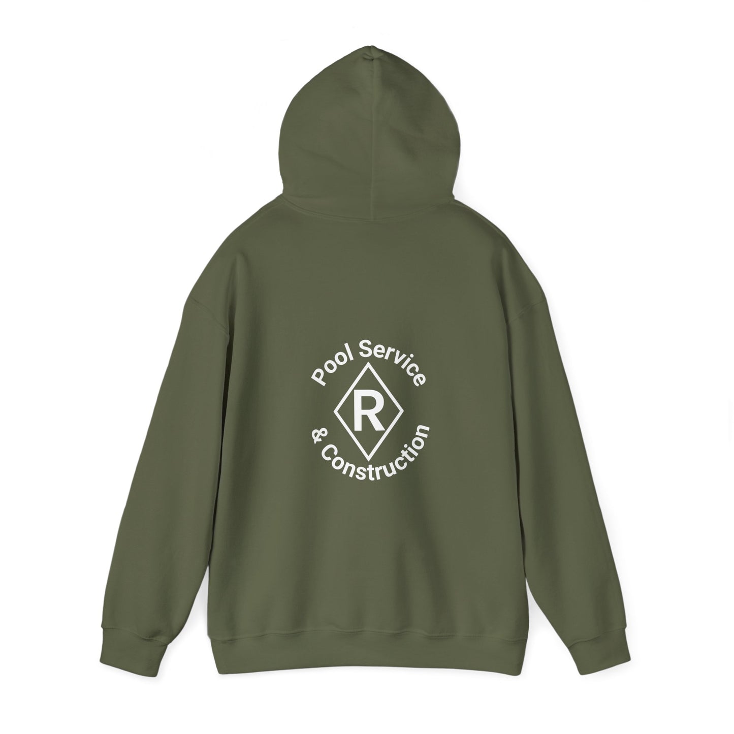 Diamond R Pools Black Unisex Heavy Blend™ Hooded Sweatshirt