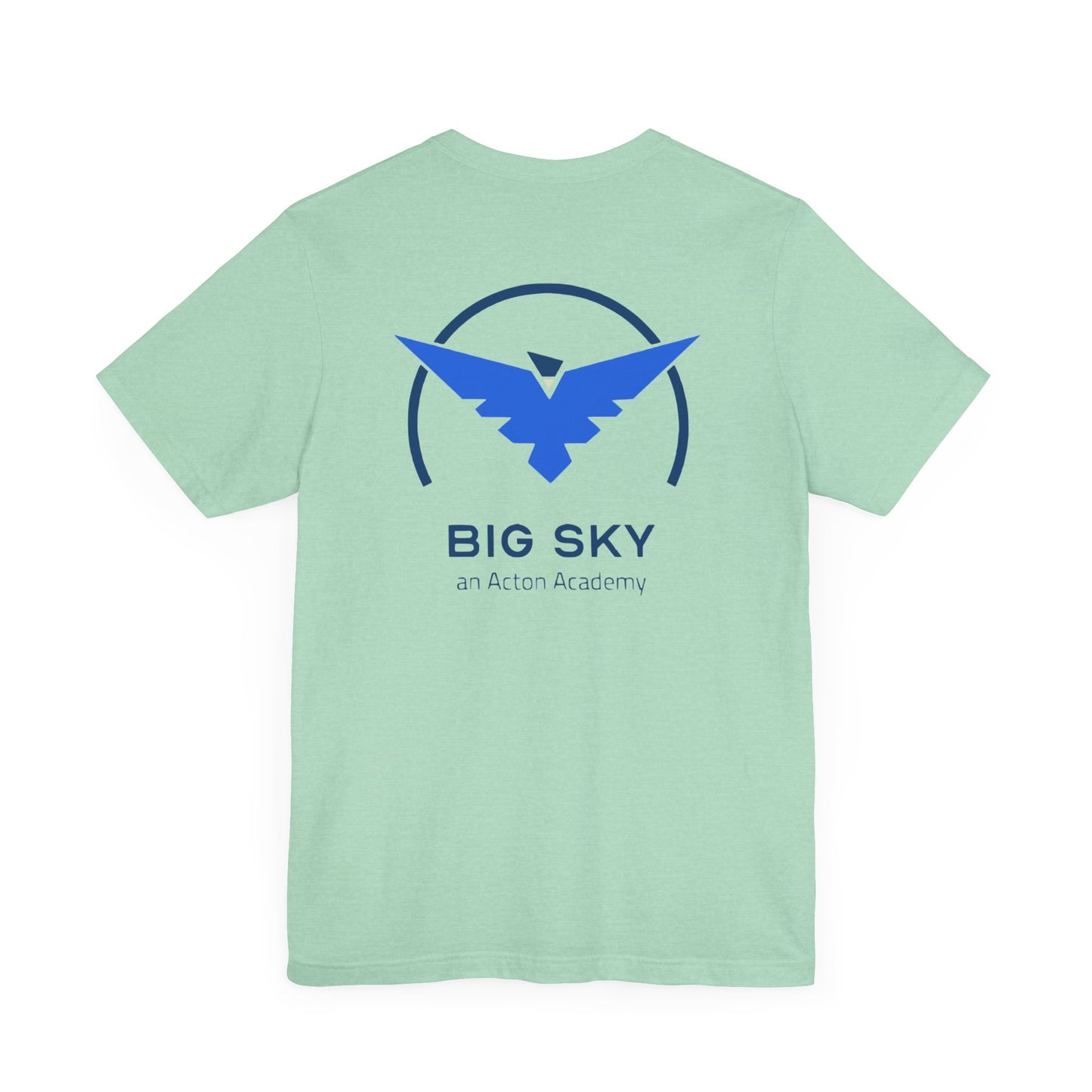 Big Sky front/back Unisex Jersey Short Sleeve Tee