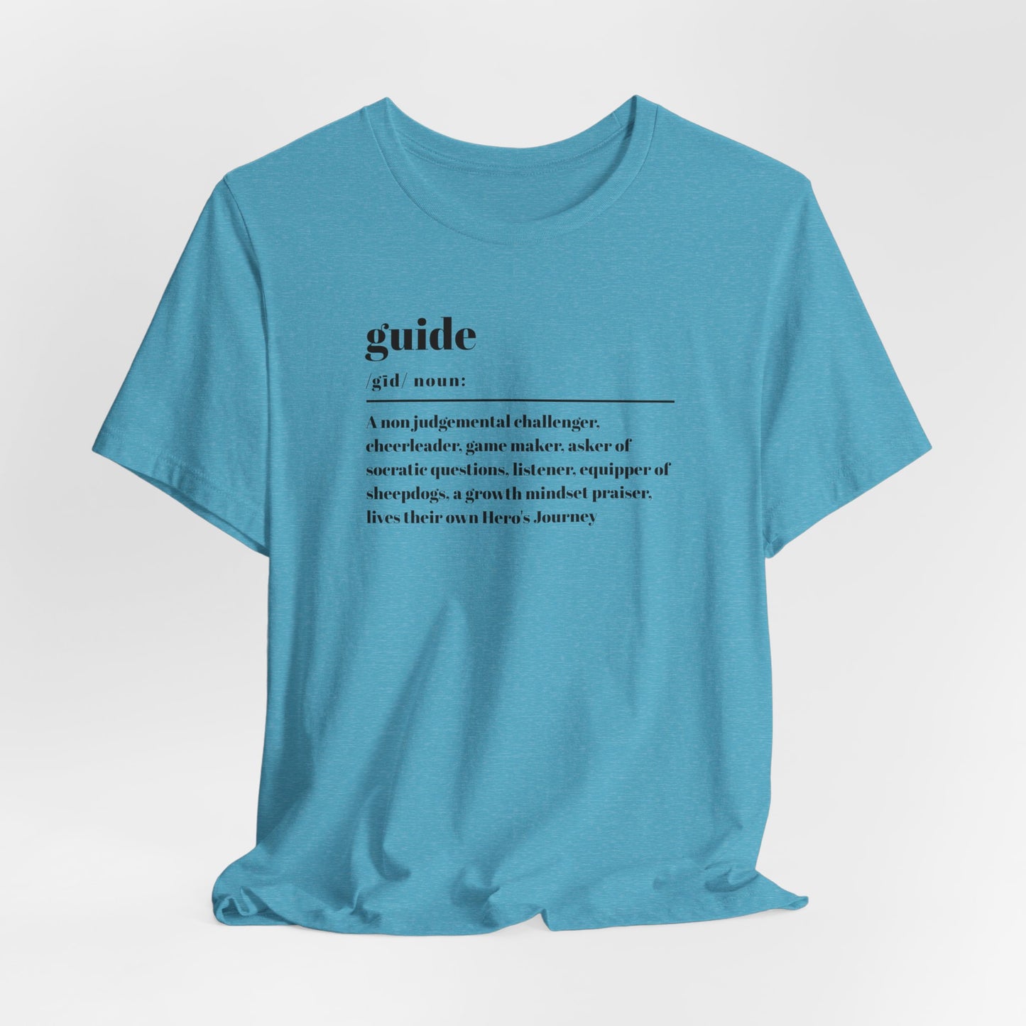 Guide definition w/back Unisex Jersey Short Sleeve Tee