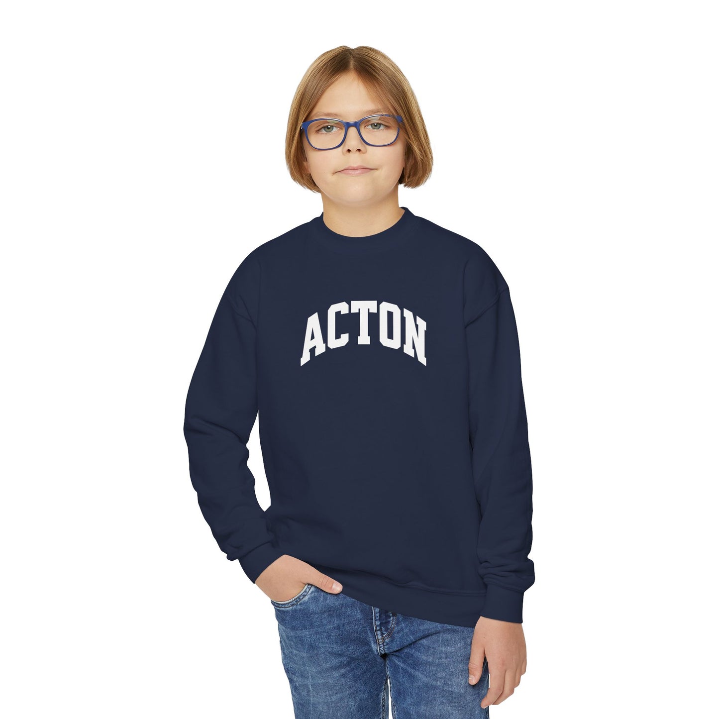 Simple Acton Youth Crewneck Sweatshirt