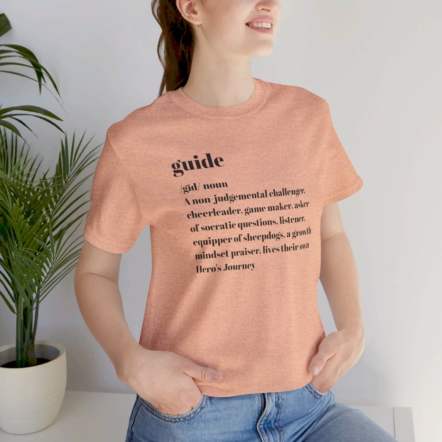 Guide definition Unisex Jersey Short Sleeve Tee