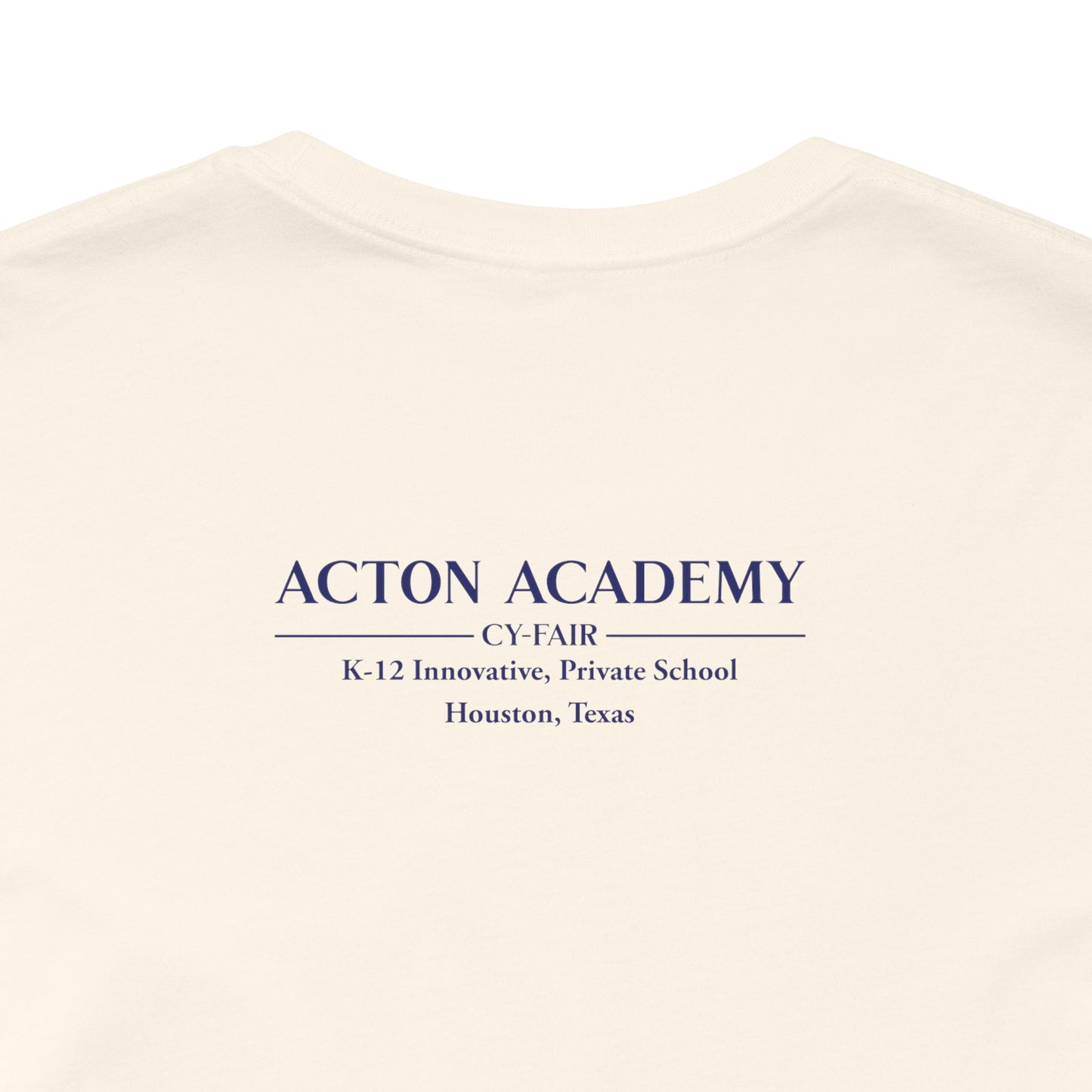 Hero's Journey Line Drawing with Acton CyFair Unisex Jersey Short Sleeve Tee