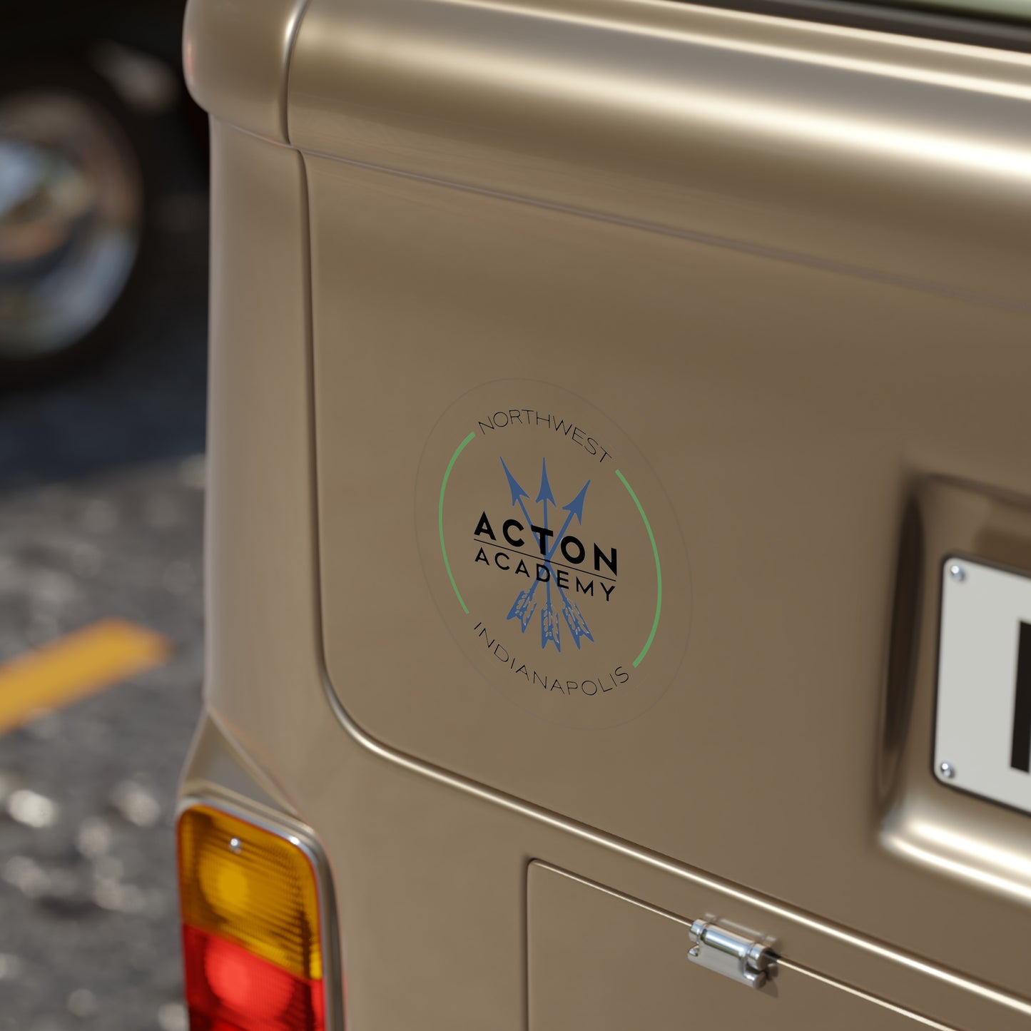 Acton NW Indy Outdoor Stickers, Round, 1pcs