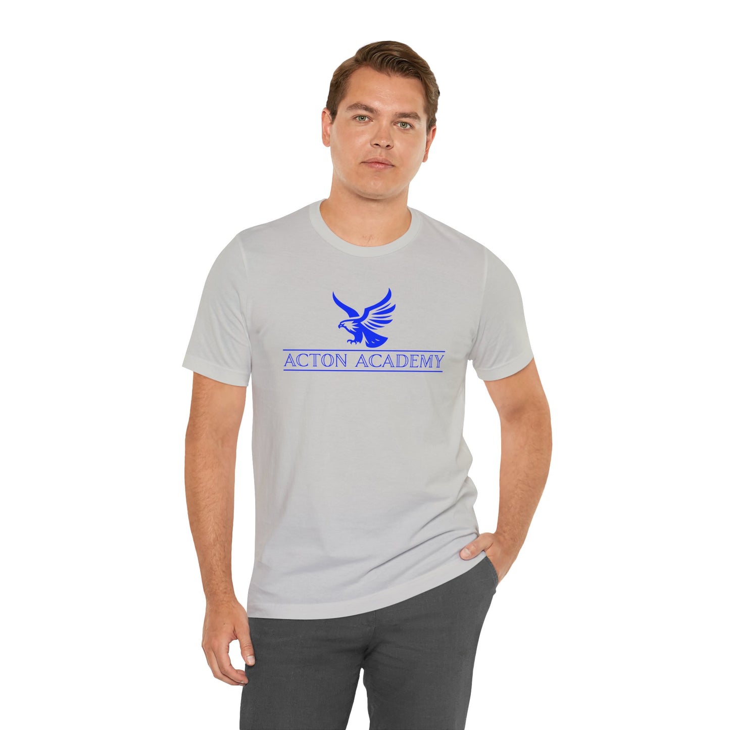 Acton Blue Logo Unisex Jersey Short Sleeve Tee