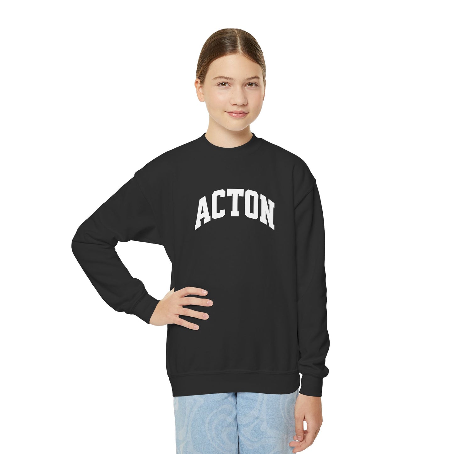 Simple Acton Youth Crewneck Sweatshirt