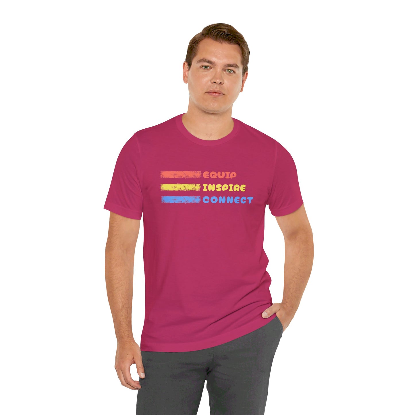 Equip, Inspire, Connect, Unisex T-shirt