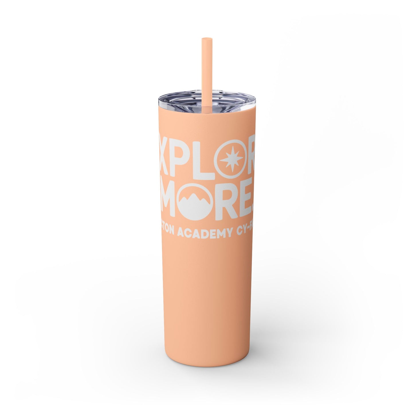 Acton CyFair Skinny Tumbler with Straw, 20oz