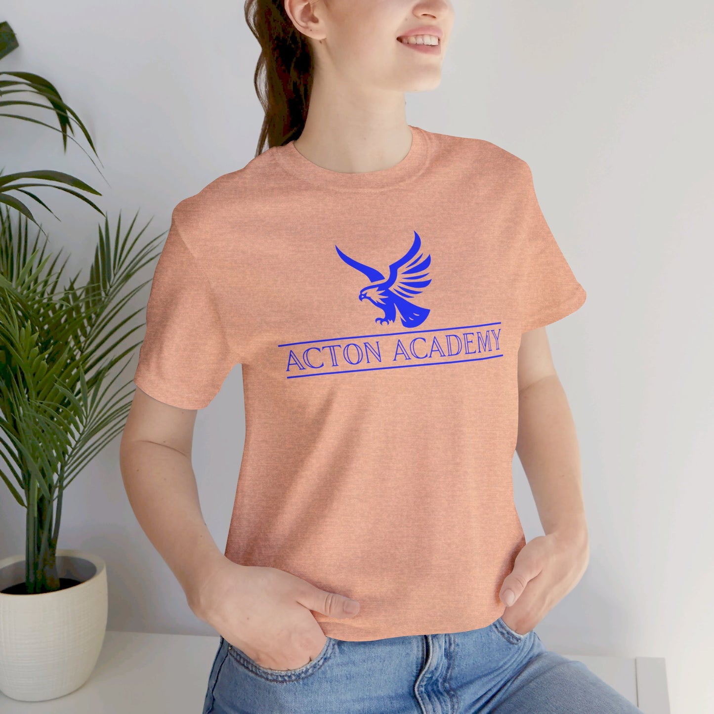 Acton Blue Logo Unisex Jersey Short Sleeve Tee