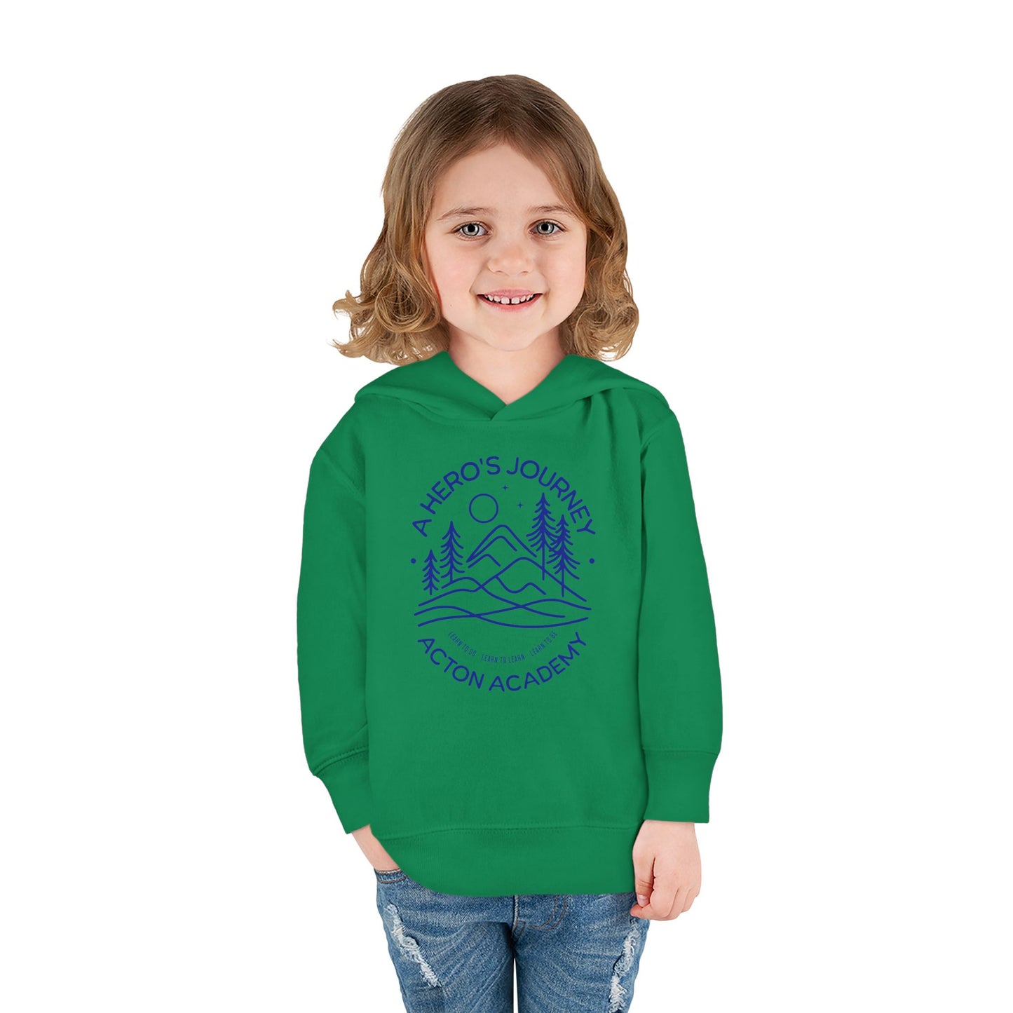 Hero's Journey Line Drawing Toddler Pullover Fleece Hoodie