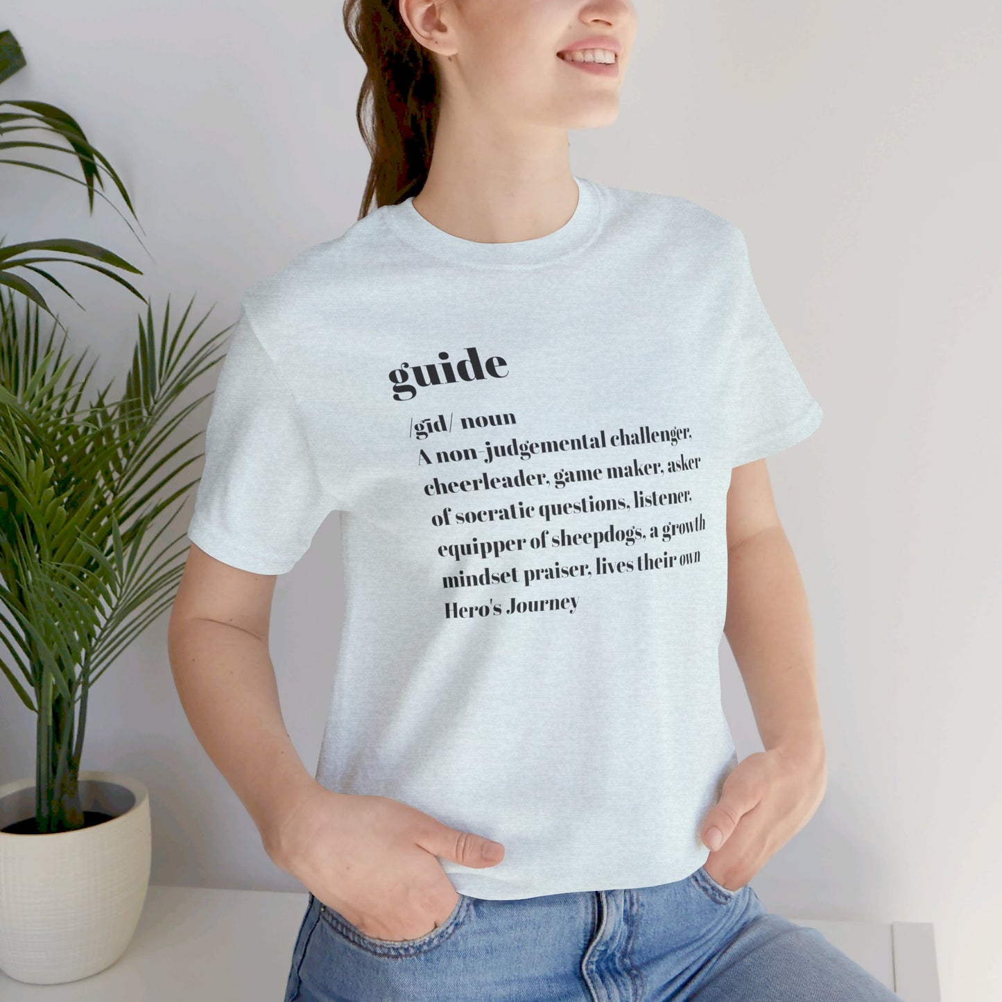 Guide definition Unisex Jersey Short Sleeve Tee