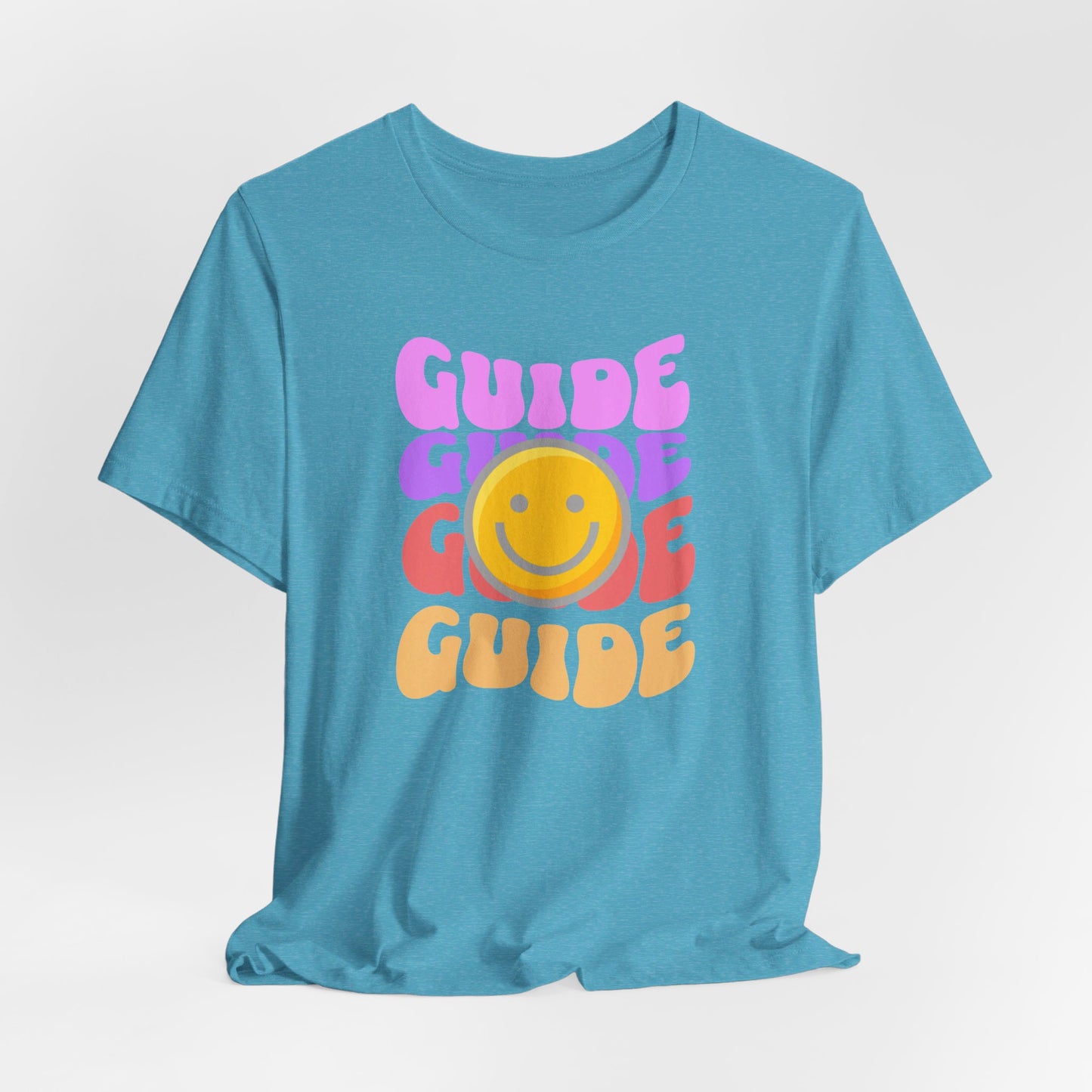 Guide with Smiley face Unisex Jersey Short Sleeve Tee