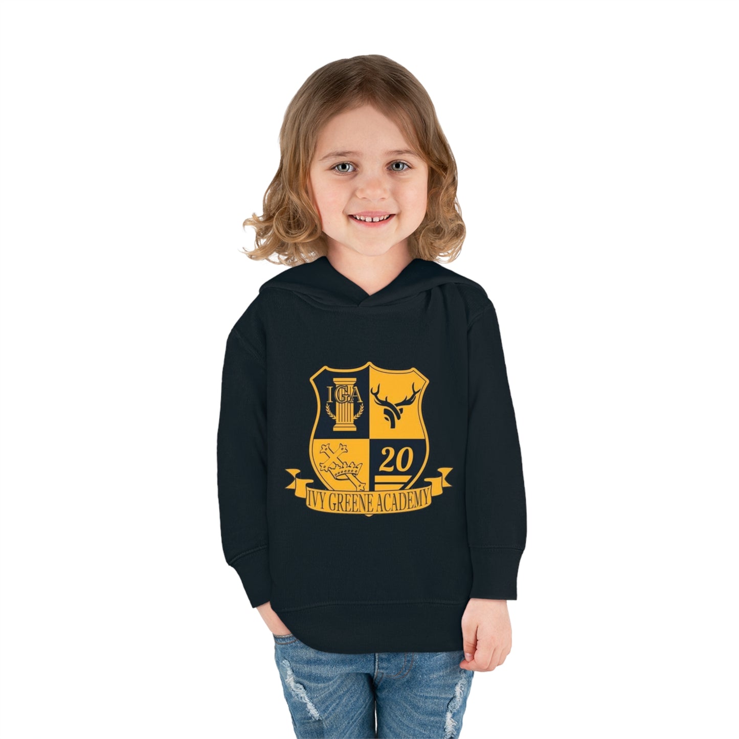 Ivy Greene logo Toddler Pullover Fleece Hoodie