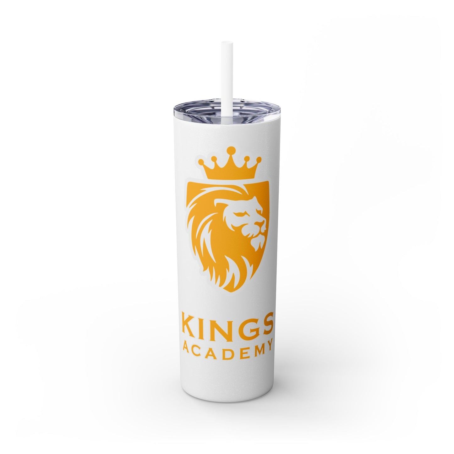 Acton King's Academy Skinny Tumbler with Straw, 20oz