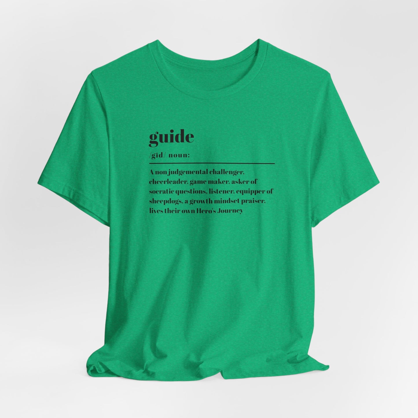 Guide definition w/back Unisex Jersey Short Sleeve Tee