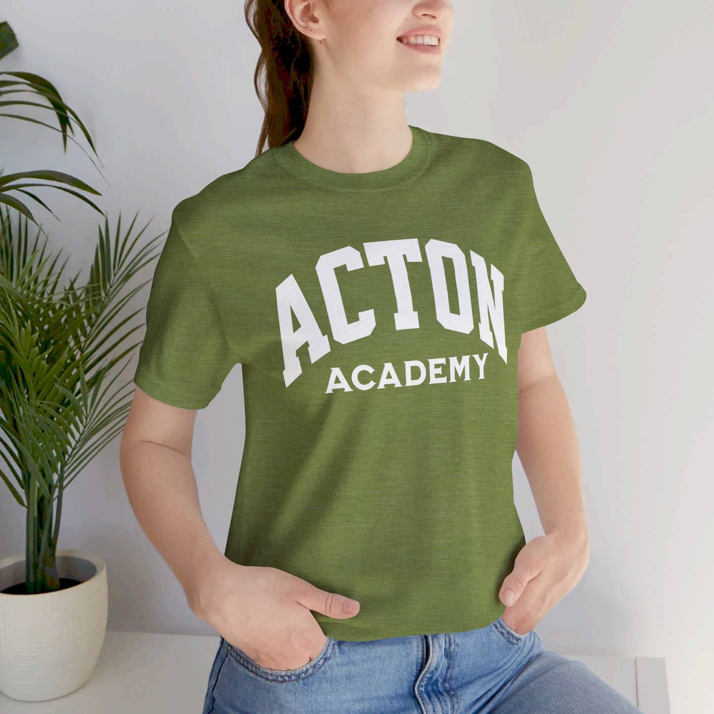 Acton Academy Plain Unisex Jersey Short Sleeve Tee