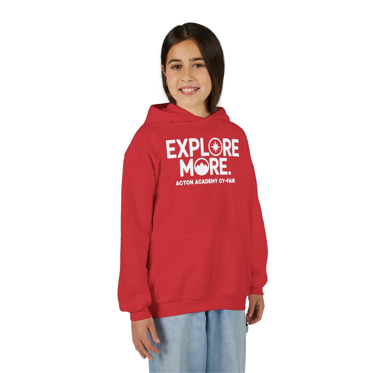 Acton CyFair Youth Heavy Blend Hooded Sweatshirt
