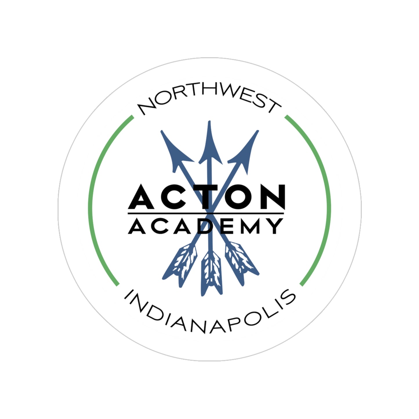 Acton NW Indy Outdoor Stickers, Round, 1pcs
