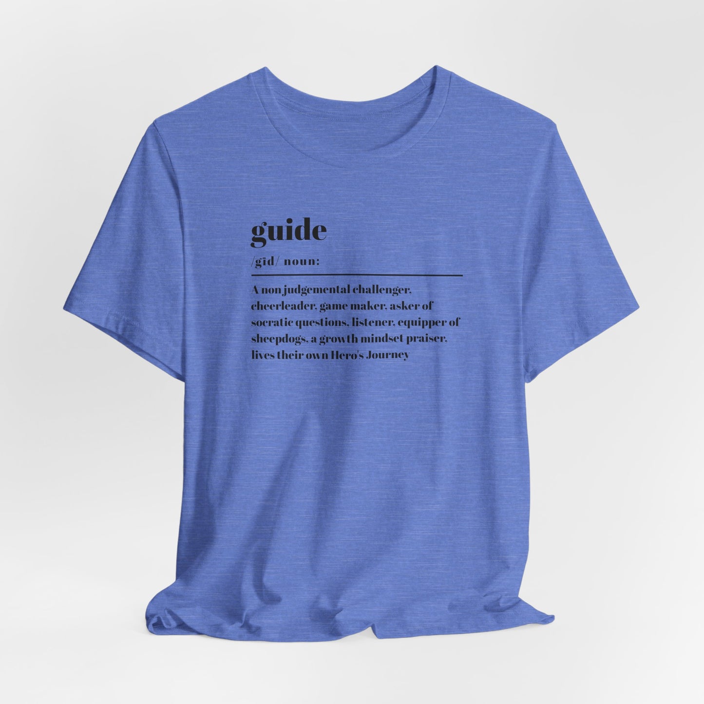 Guide definition w/back Unisex Jersey Short Sleeve Tee