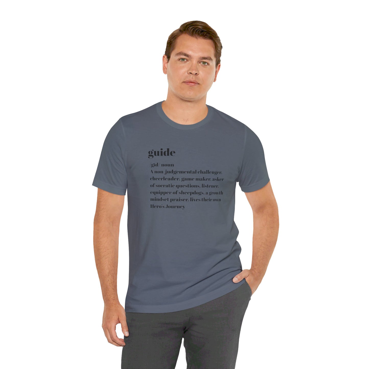 Guide definition Unisex Jersey Short Sleeve Tee