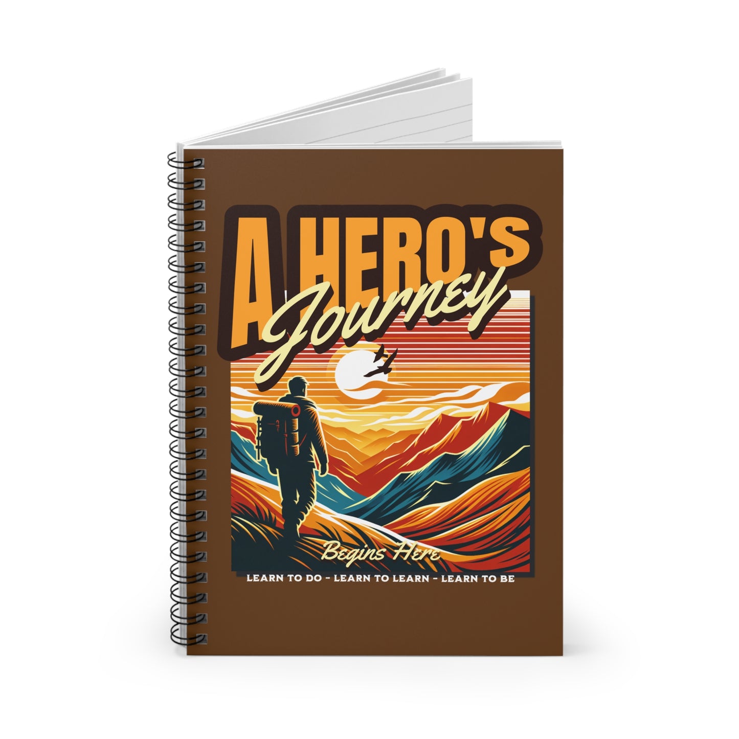 A Hero's Journey Spiral Notebook - Ruled Line