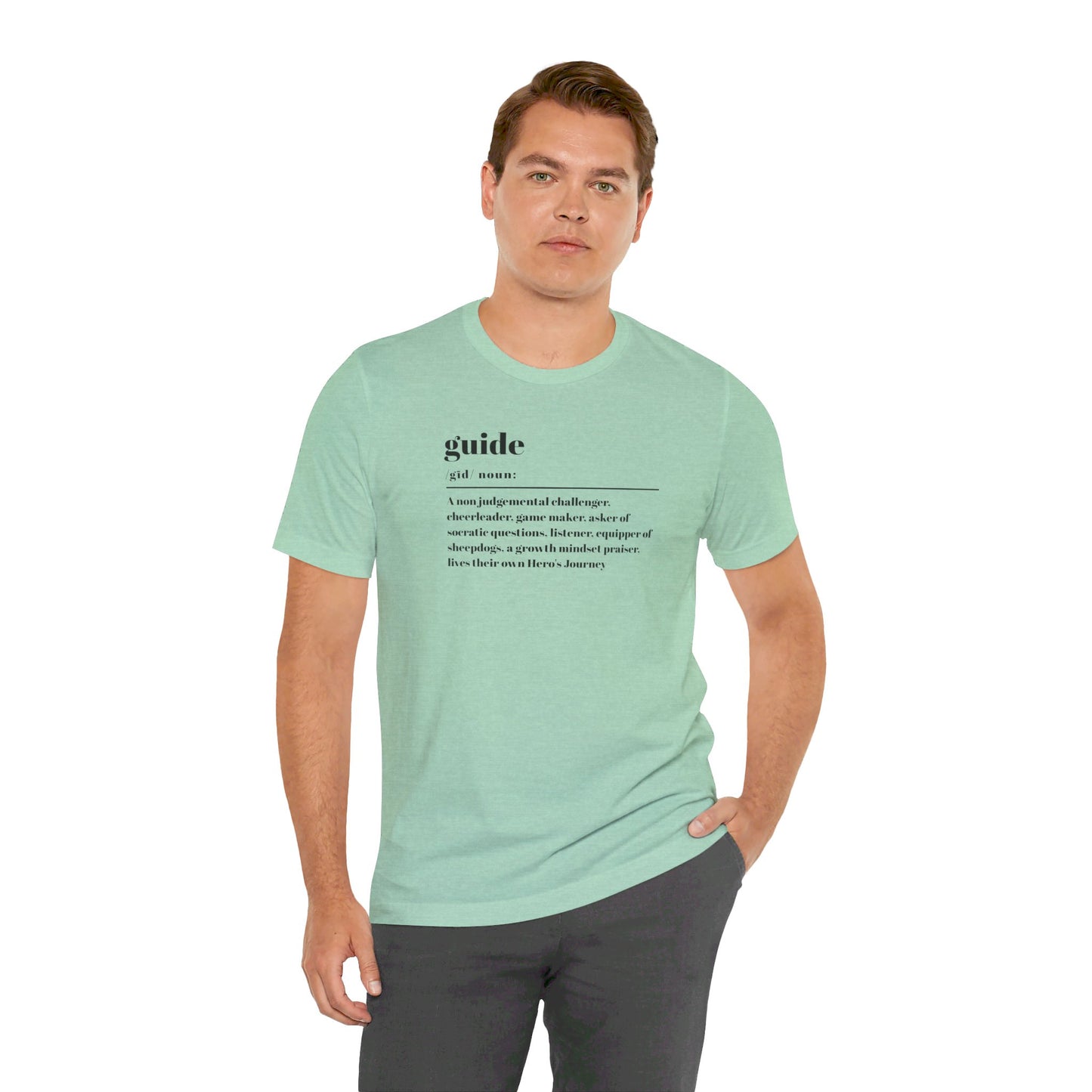 Guide definition w/back Unisex Jersey Short Sleeve Tee