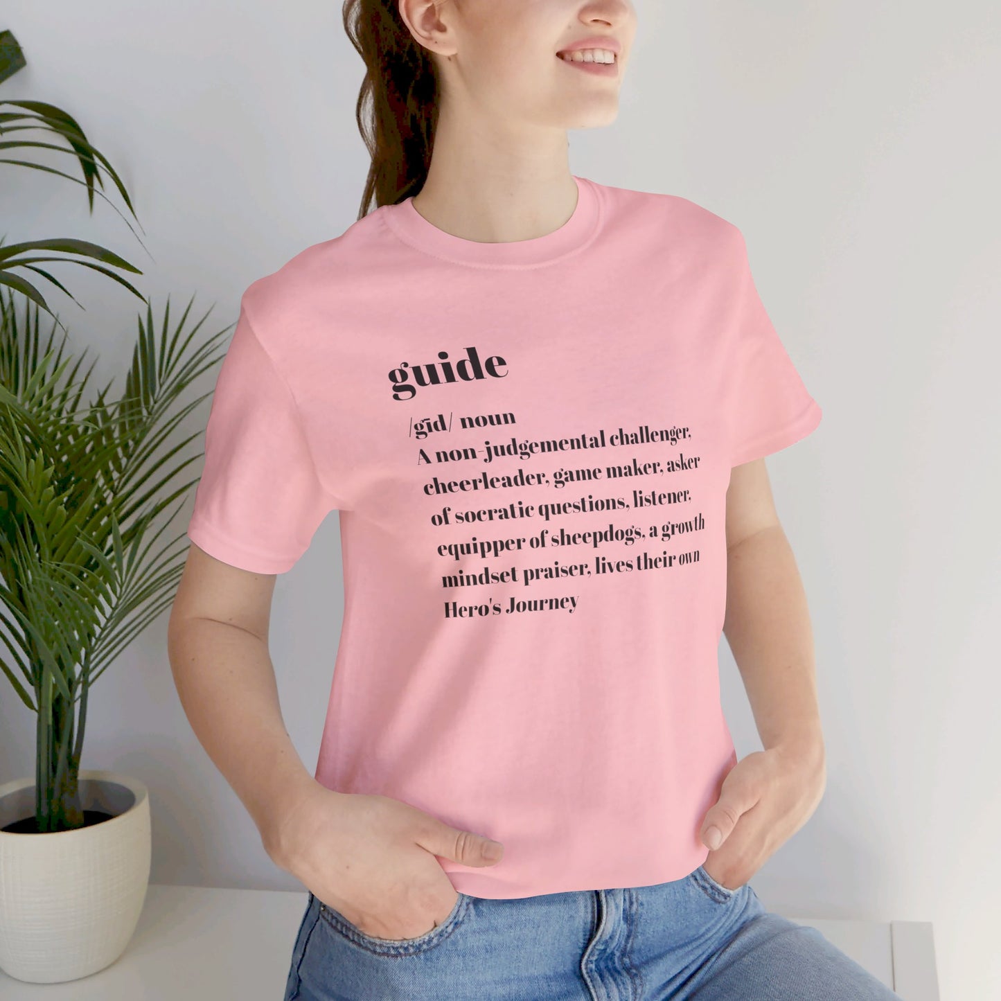 Guide definition Unisex Jersey Short Sleeve Tee