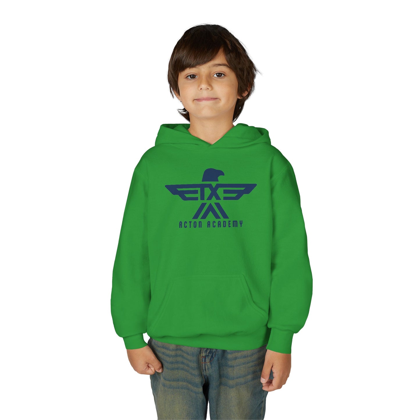 Acton CyFair Retro logo Youth Heavy Blend Hooded Sweatshirt