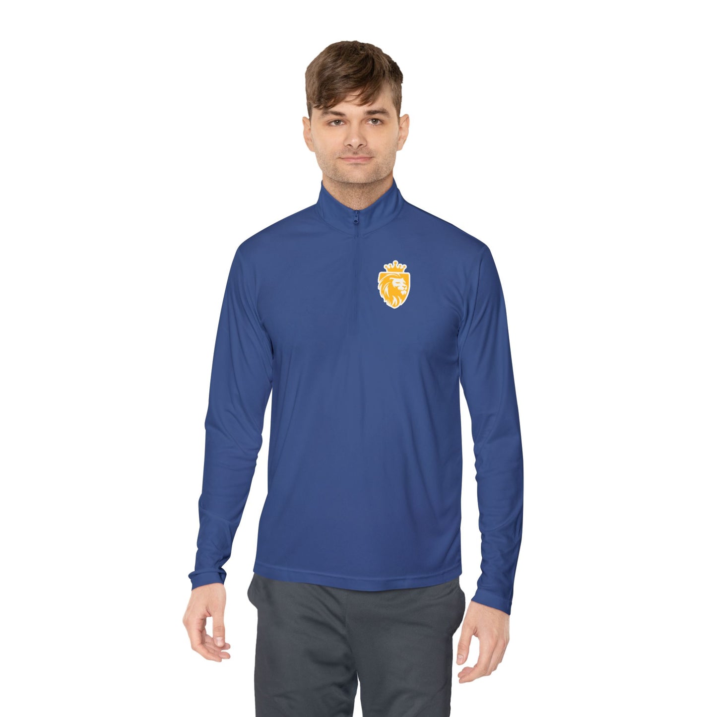 Acton King's Academy Lion's Head Unisex Quarter-Zip Pullover