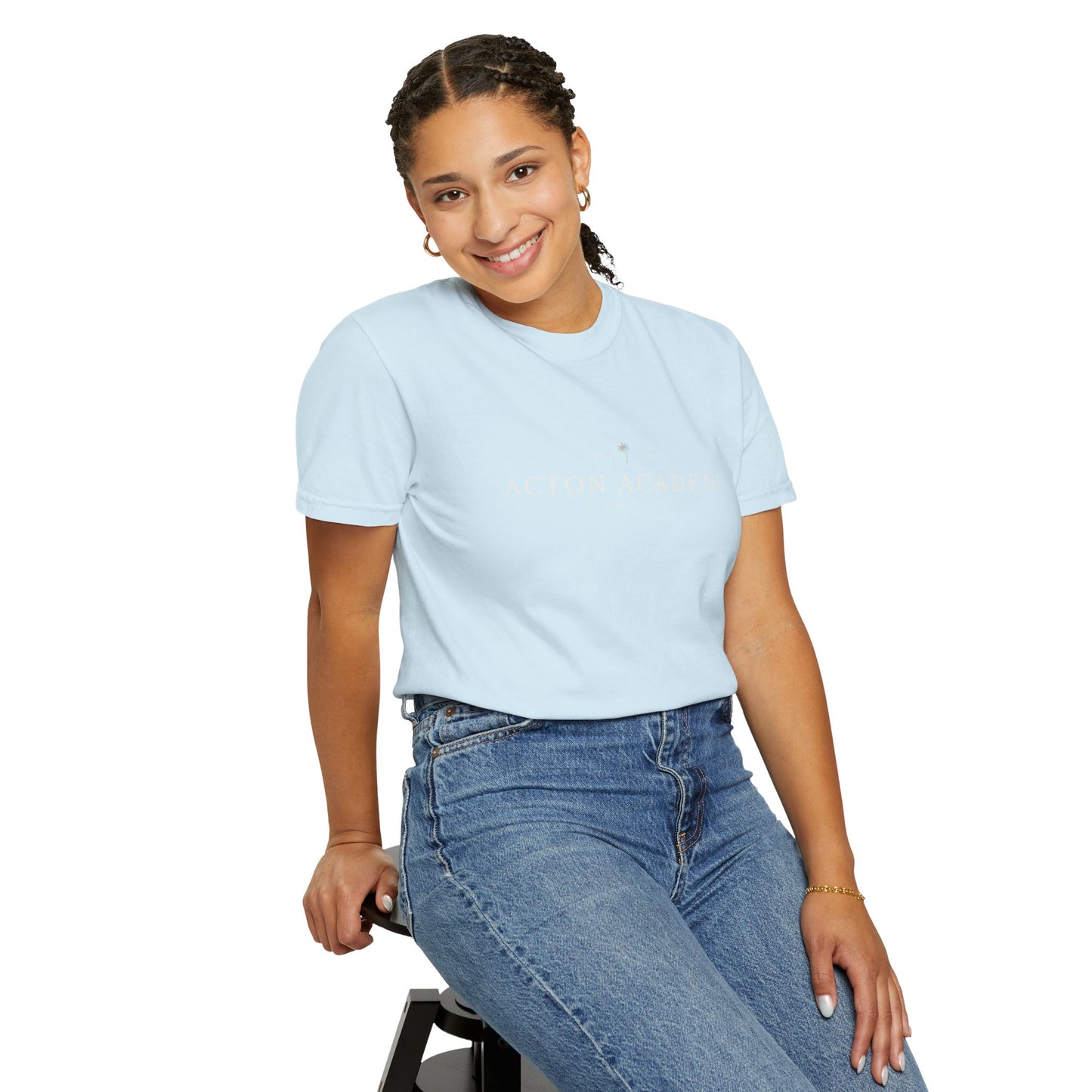Acton Academy Summerville with Find a Calling on back Unisex Garment-Dyed T-shirt