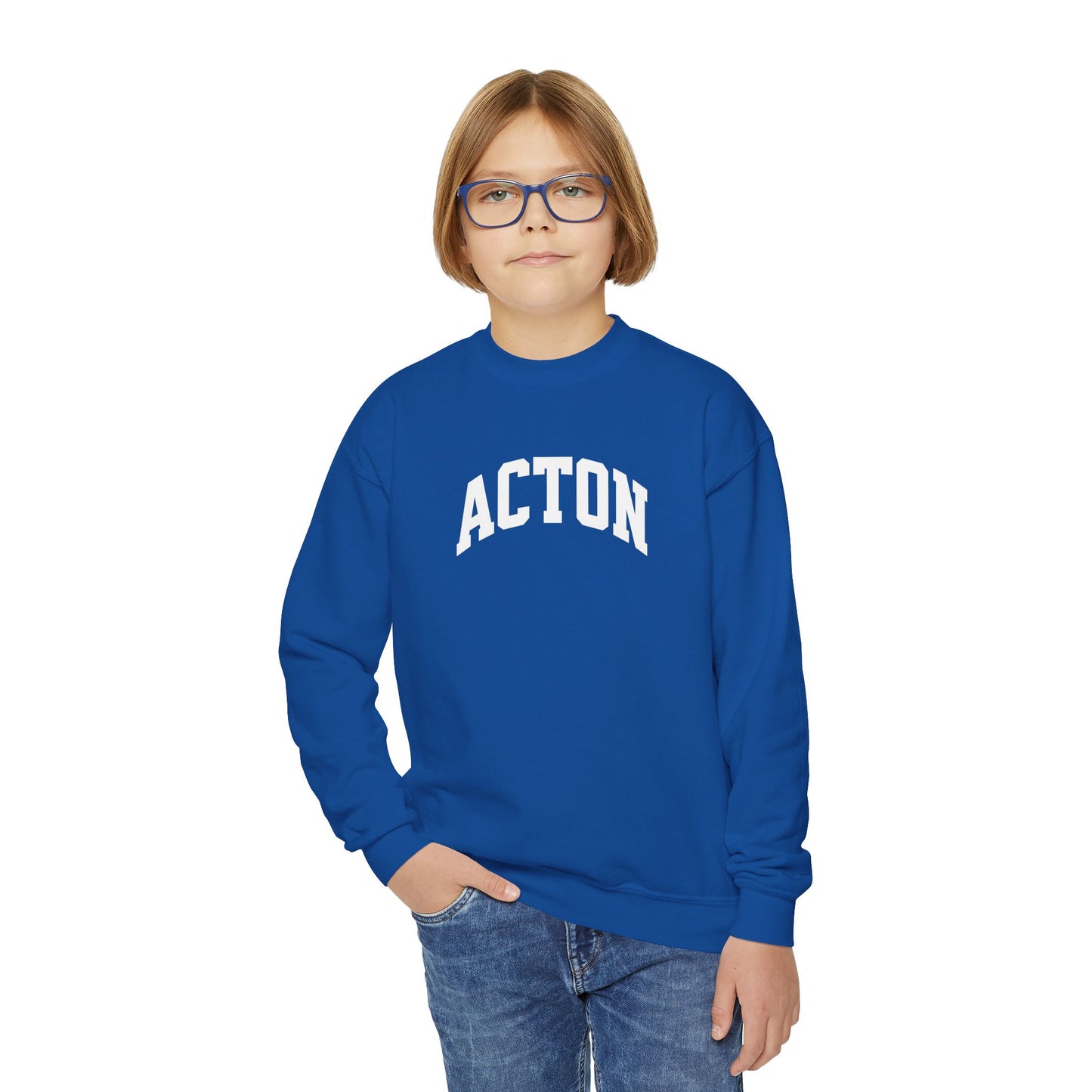 Simple Acton Youth Crewneck Sweatshirt