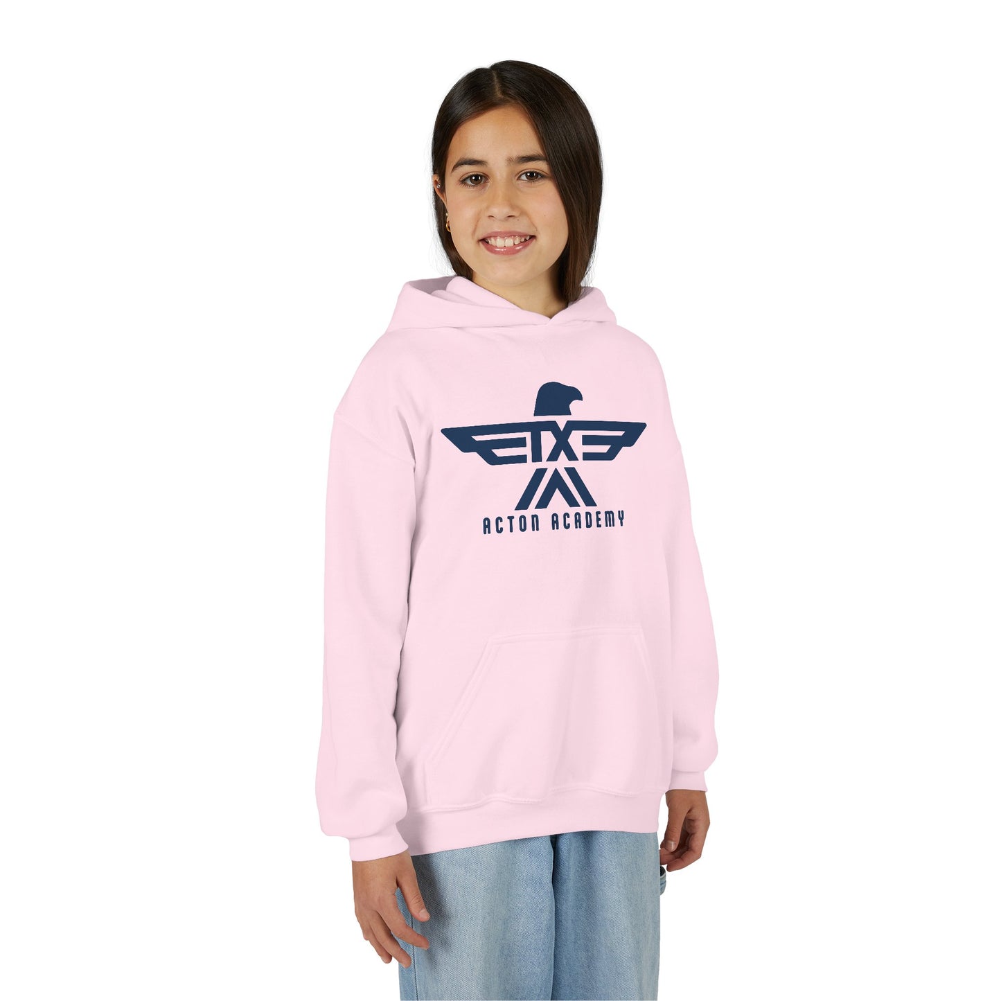 Acton CyFair Retro logo Youth Heavy Blend Hooded Sweatshirt